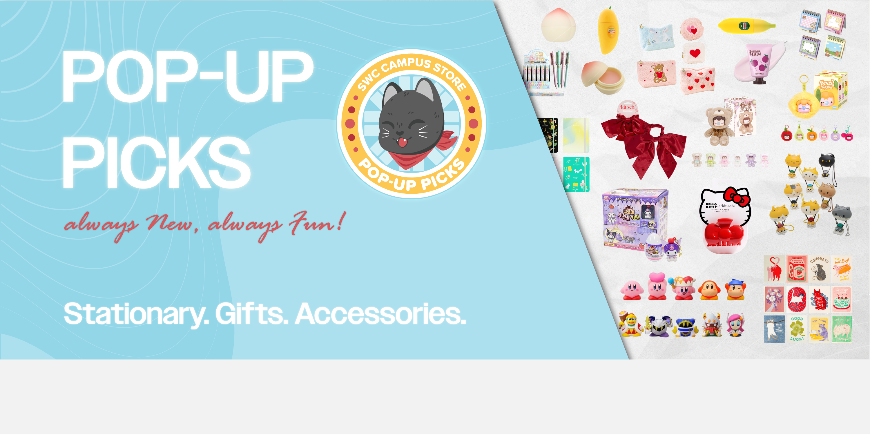 Southwestern College Shop Pop-Up Picks Gifts.