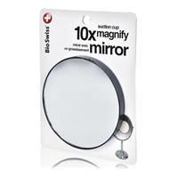 BioSwiss 10x Magnify Mirror with Suction Cup