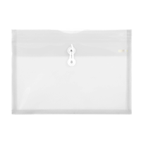 Bazic String Envelope Letter Size Clear Side Loading