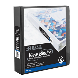 Bazic 1" Slant D-Ring View Binder