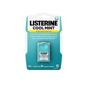Listerine Cool Mint PocketPaks Fresh Breath Strips 24pk