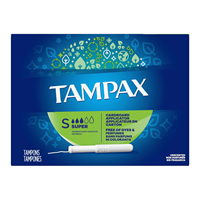 Tampax Cardboard Super Absorbency Tampons 10ct