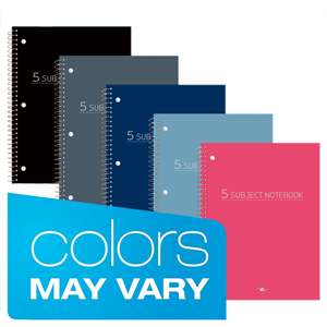 Roaring Spring 5 Subject Wirebound Notebook 10.5" x 8"