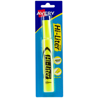 Hi-Liter Yellow Chisel Tip 1PK