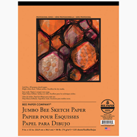Bee Paper Jumbo Sketch Pad 14"x17" 100 Sheets