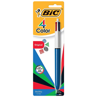 BIC 4 Color Ballpoint Pen Medium 1.0mm