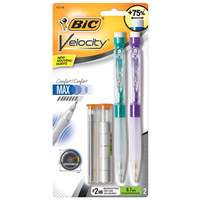 BIC Velocity Max Mechanical Pencils 0.7mm 2PK