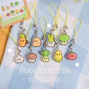 byUme Co. - Judgmental Veggies Keychain Blind Bag - main view