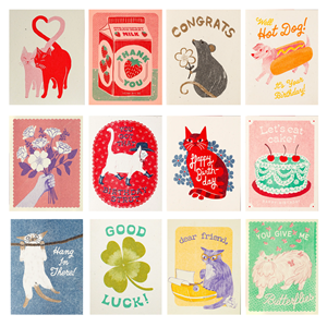 Bromstad Printing Co. - Risograph Greeting Cards