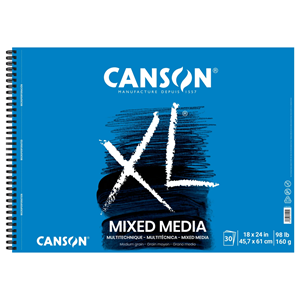 Canson Mixed Media XL Pad 18"x24" 30 Sheets