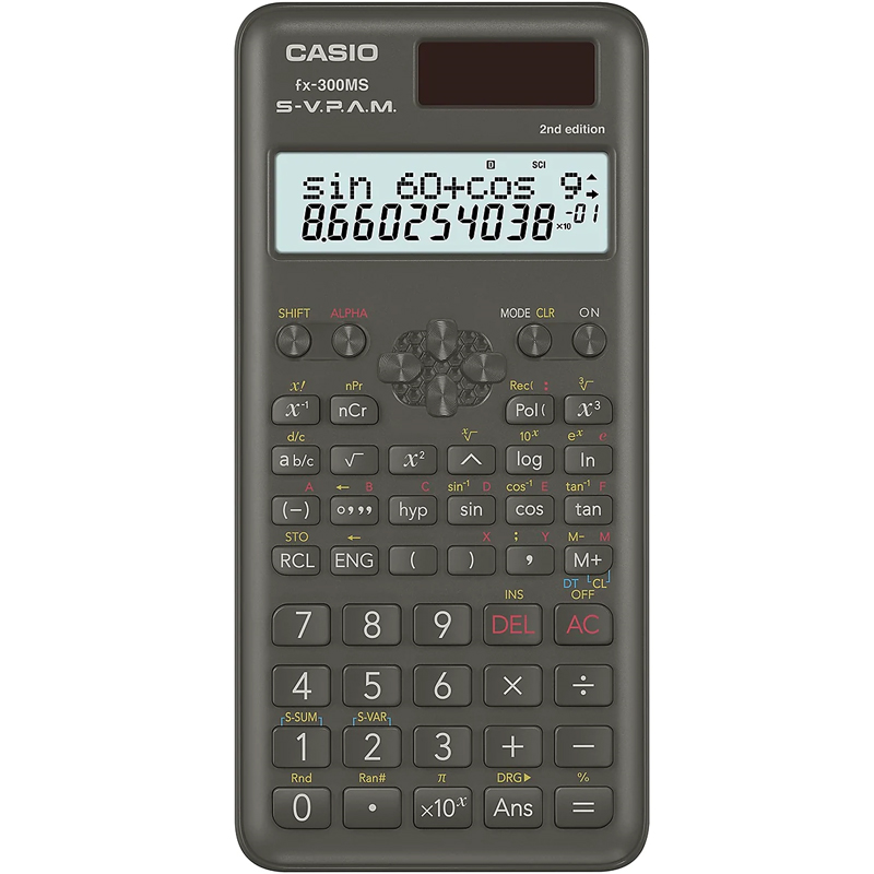 Calculator, Casio FX 300 MS – Paul Smith's College Bookstore
