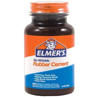 Elmers Rubber Cement, 4 Oz.