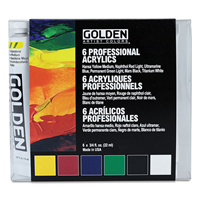 Golden Artist Colors Acrylic 6 Piece Paint Set