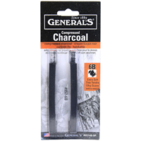 General's® Compressed 6B Black Charcoal 2 pack