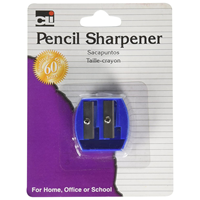 2 Hole Pencil Sharpener Colors May Vary