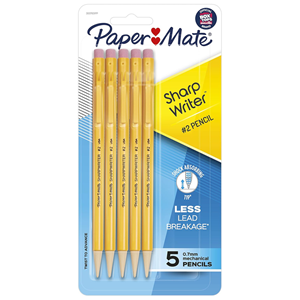 Paper Mate SharpWriter Mechanical Pencils 0.7mm 5PK