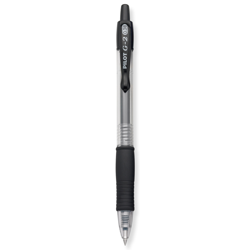 G2 Mini Roller Ball Retractable Gel Pen, Black Ink, Fine