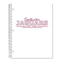 Southwestern Jaguars Est 1961 Digi-Print 1 Subject Notebook