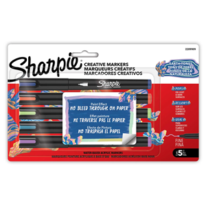 Sharpie Fine Tip Creative Markers Earth Tones 5PK