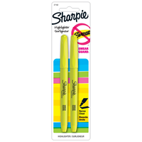 Sharpie Pocket Accent Yellow Highlighters 2PK