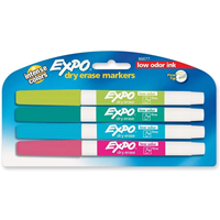 Expo 86677 Dry Erase Fashion Markers 4PK