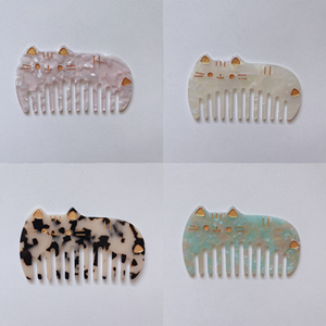 Adorro - Mini Wide Tooth Cat Comb